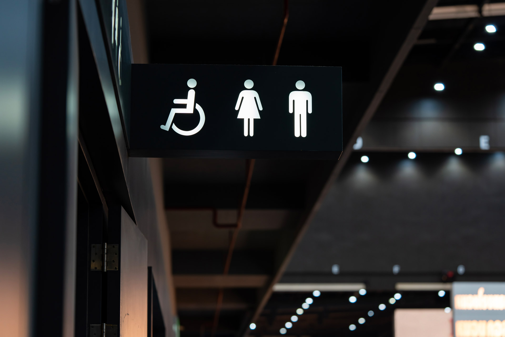 Signalisation pour une salle de bain